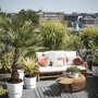 Elho greenville rond wit dakterras
